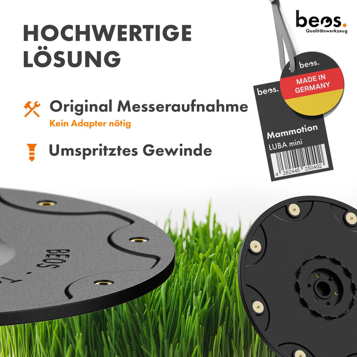 Messerteller 8-fach für Mähroboter LUBA mini aus GFK-Polypropylen - Bild 4