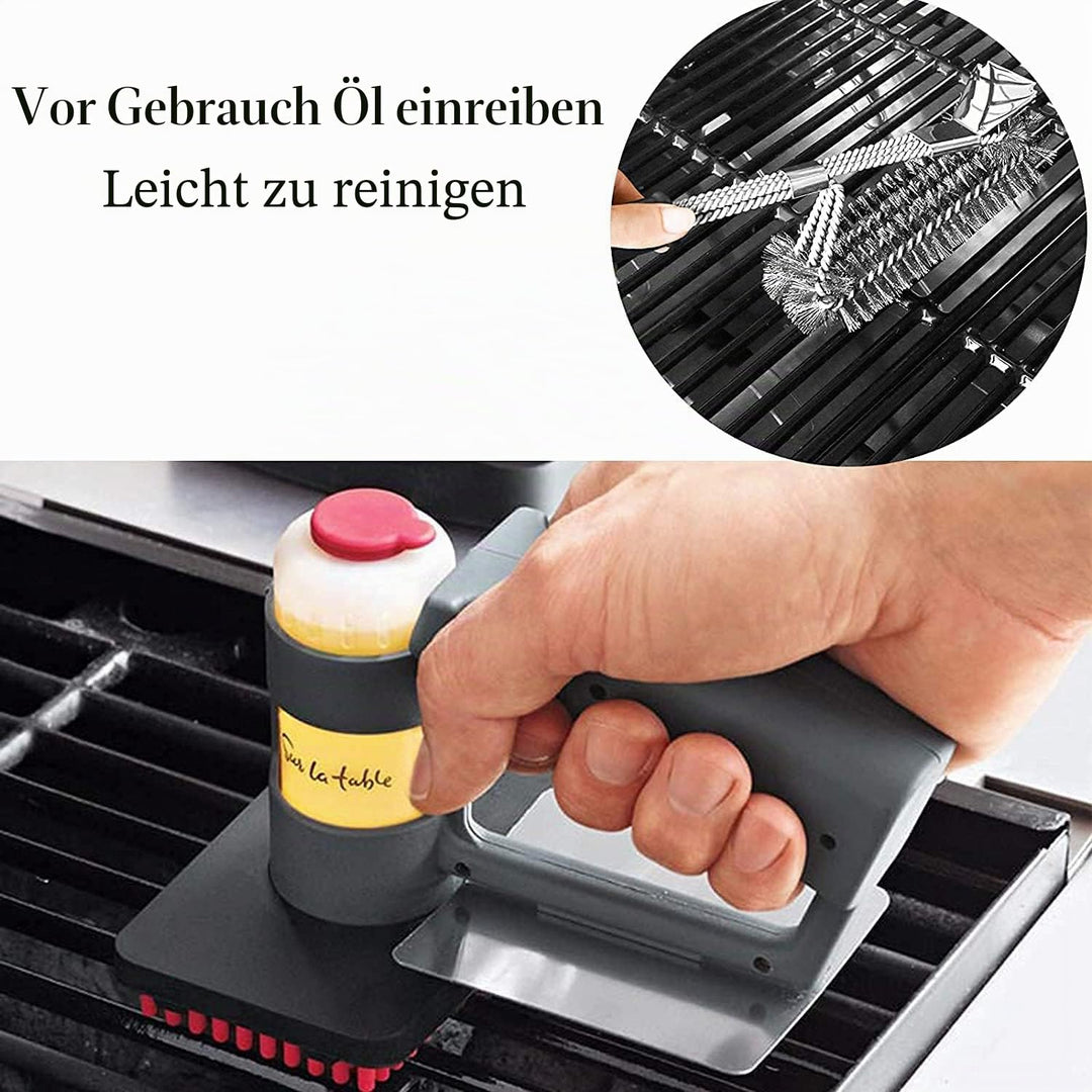 Gusseisenrost und Grillplatte 43x72,5cm fuer 4-Brenner Gasgrills - Bild 6