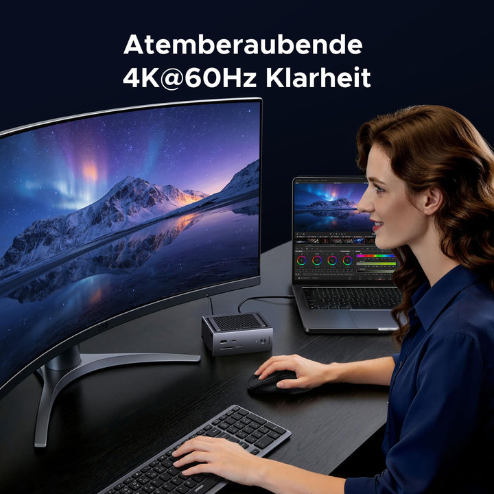 Docking Station 10-in-1 USB-C mit M.2 NVMe, 4K HDMI, 100W PD - Bild 5
