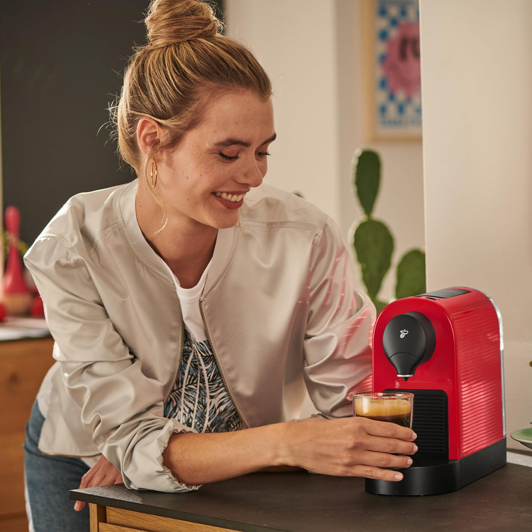 Kapselmaschine kompakt 3 Kaffeestärken mit 30 Kapseln Rot - Bild 7