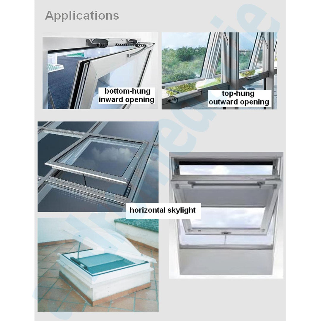 Elektrischer Fensteröffner Kettenantrieb 250N schwarz IP44 230V - Bild 8