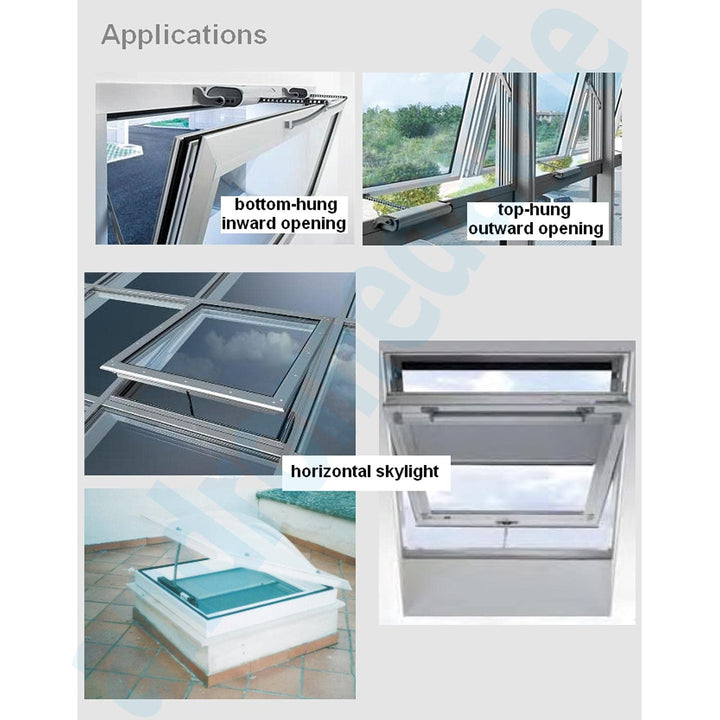 Elektrischer Fensteröffner Kettenantrieb 250N schwarz IP44 230V - Bild 8