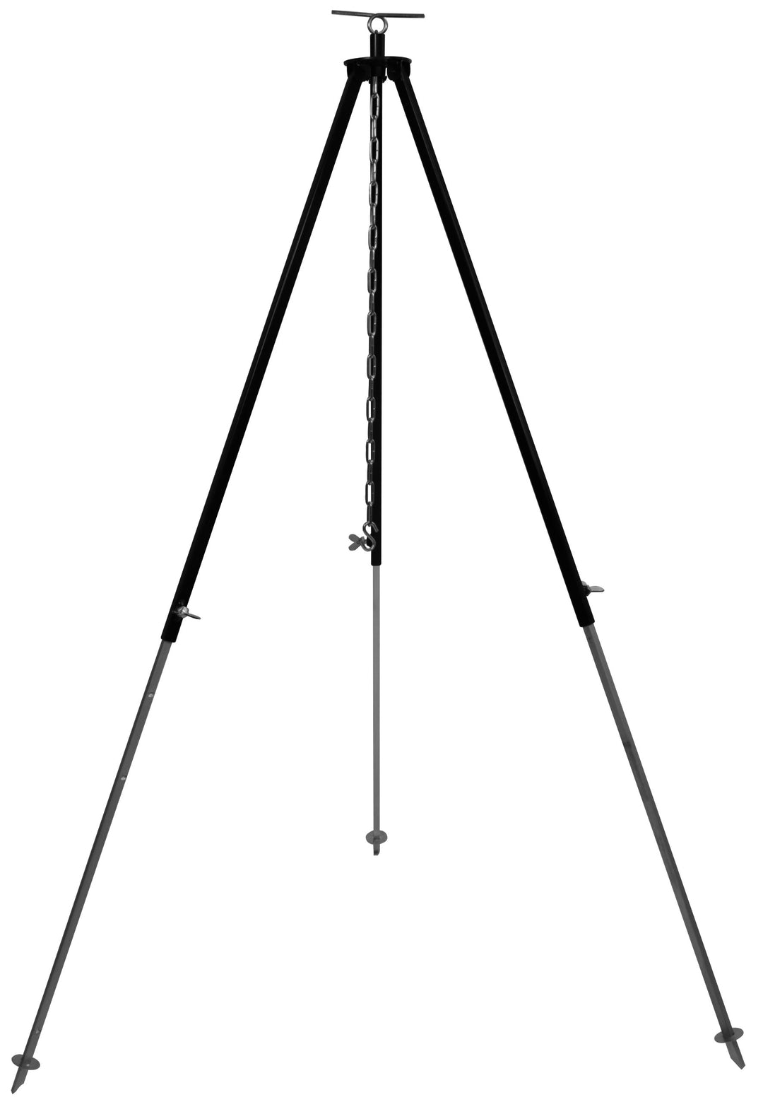 Dreibein Gestell für Gulaschkessel Schwenkgrill 70–130 cm Teleskop