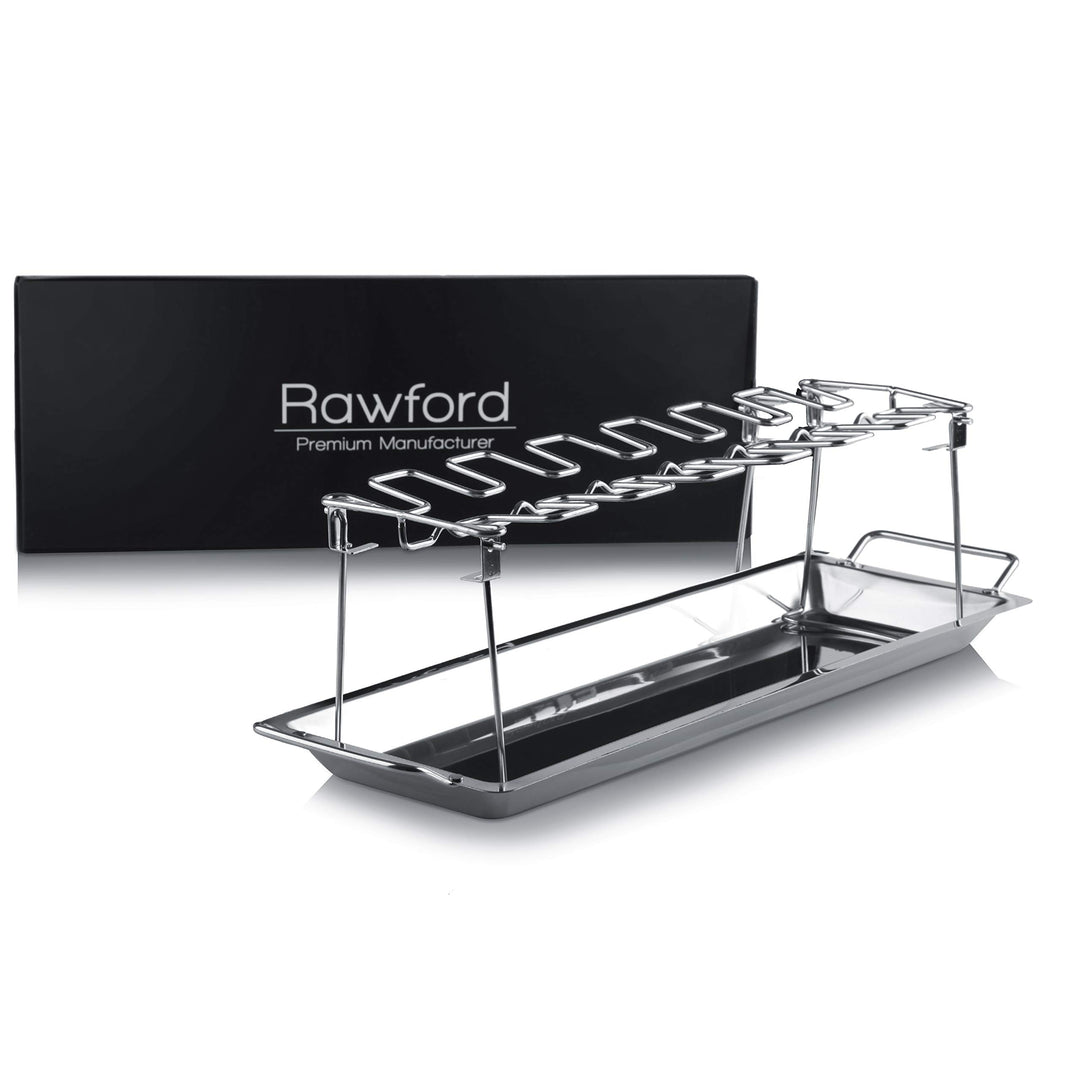 Hähnchenschenkel Halter Edelstahl 14er Rack klappbar Grill &amp; Backofen - Bild 6