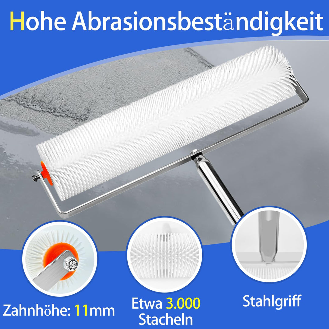 Bodenbeschichtung Werkzeug-Set 6-teilig mit Stachelwalze und Nagelschuhen - Bild 5