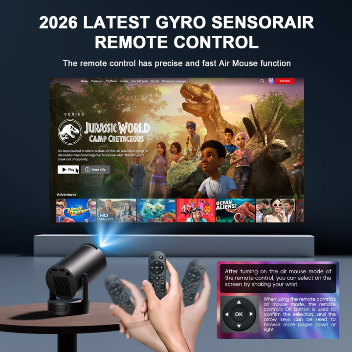 Mini Beamer 1080P Full HD WiFi 6 Bluetooth mit integrierten Apps - Bild 7
