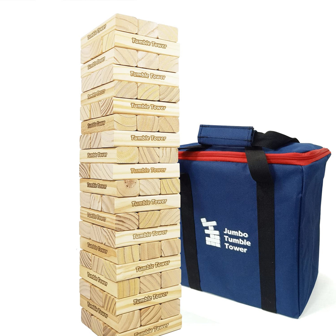 Wackelturm Holz Jumbo 60 Blöcke bis 150 cm für Aussen und Innen