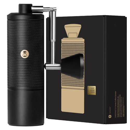 Handkaffeemühle Espresso Kegelmahlwerk 42mm 50 Stufen klappbar