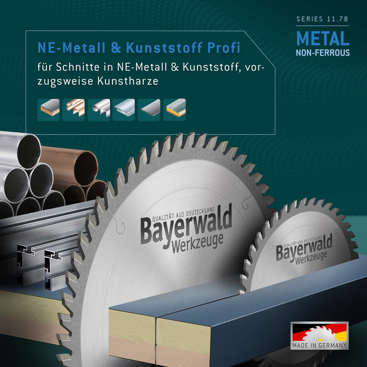 Kreissägeblatt HM 250mm Alu &amp; NE-Metall 60 Zähne Trapezflachzahn - Bild 3