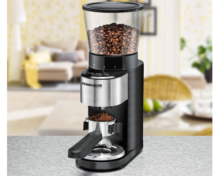 Kaffeemühle Kegelmahlwerk 39 Stufen mit Präzisionswaage für Siebträger - Bild 4