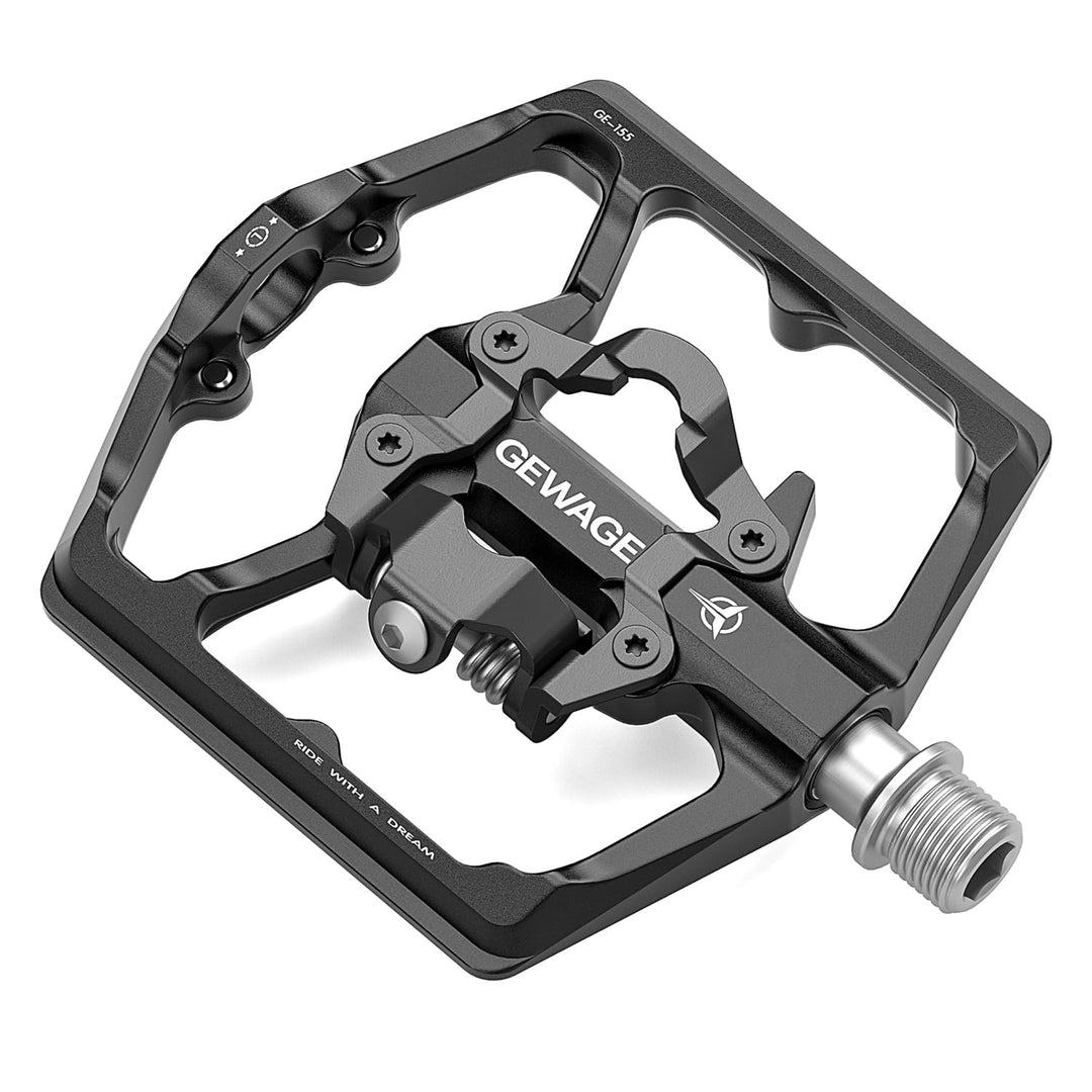 Klickpedale 2-in-1 mit breiter Plattform SPD-kompatibel MTB Gravel