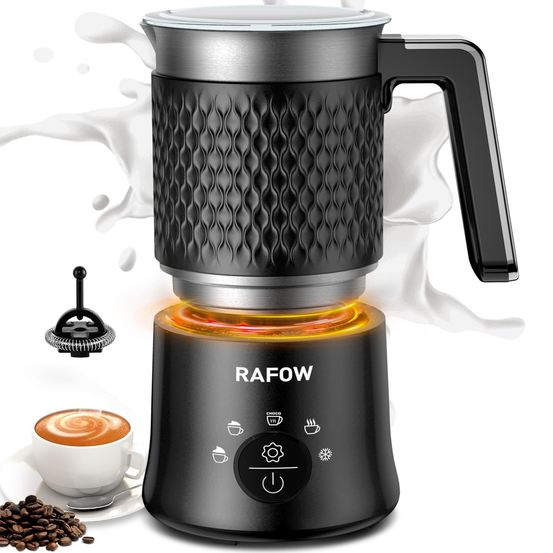 Milchaufschäumer Elektrisch 5-in-1 350ml für Cappuccino und Latte