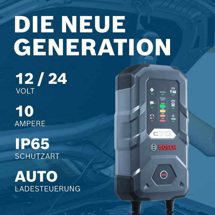 Batterieladegerät 12V/24V für Blei-Säure AGM EFB GEL 2–300 Ah - Bild 3