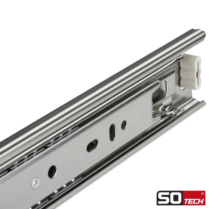 Vollauszug Stahl verzinkt 450 mm 45 kg Tragkraft – 4 Paar - Bild 2