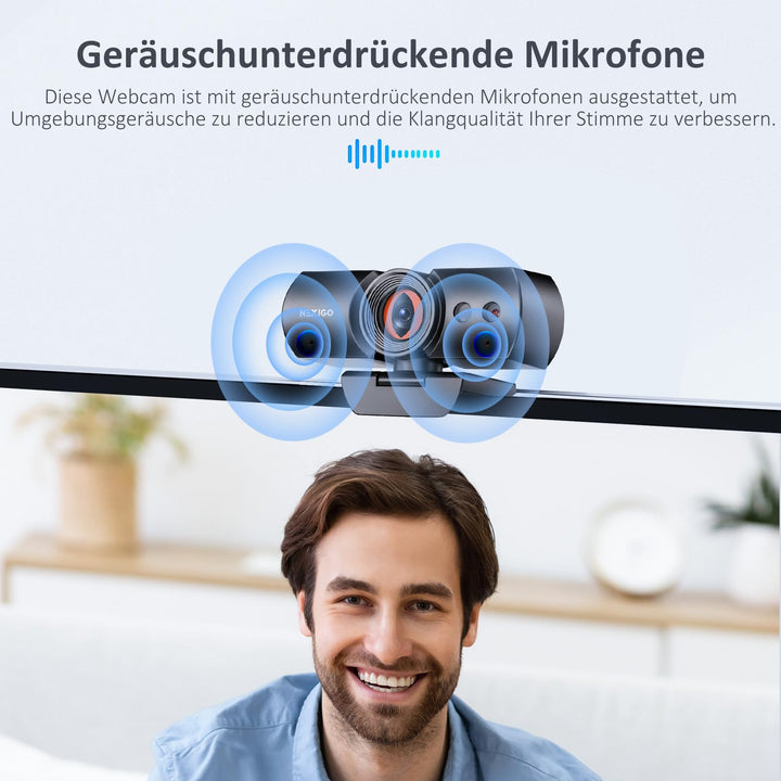 Webcam 1080p Full HD mit Windows Hello und Sichtschutzabdeckung - Bild 7