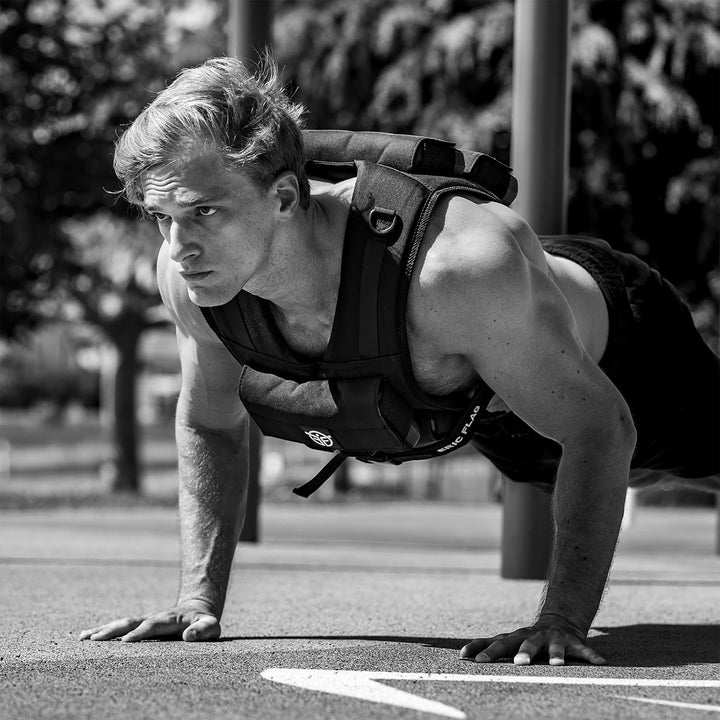 Gewichtsweste 10 kg / 20 kg Oxford-Gewebe Crosstraining Calisthenics - Bild 3