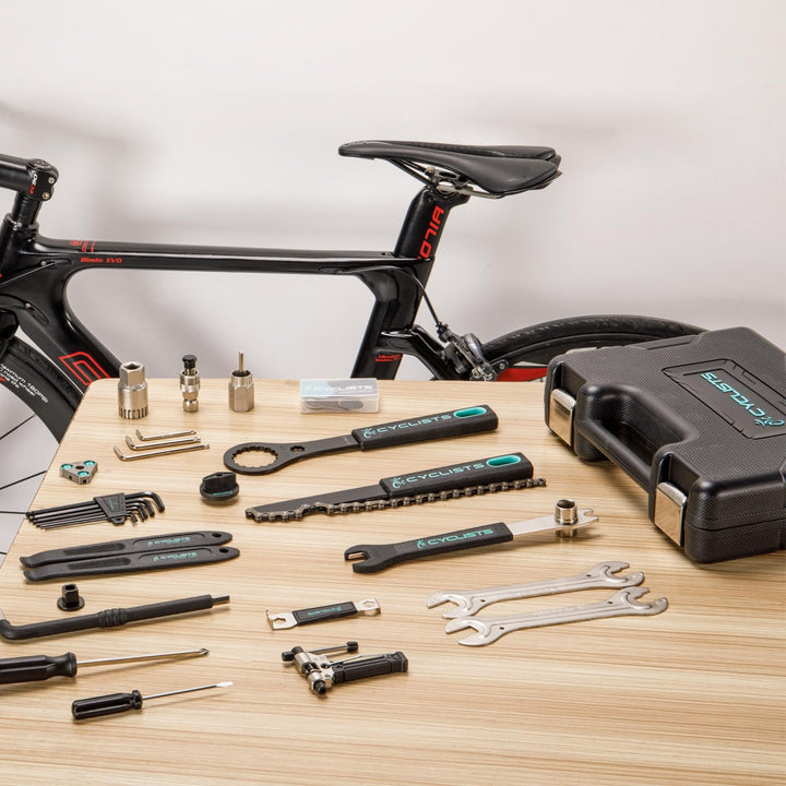 Fahrrad Reparaturset 22-teilig Kohlenstoffstahl im Tragekoffer - Bild 7