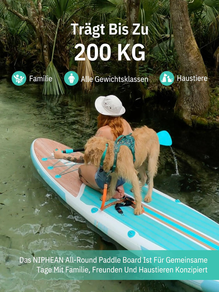 SUP Board aufblasbar mit Kayak-Sitz 200 kg Tragkraft Komplett-Set - Bild 5
