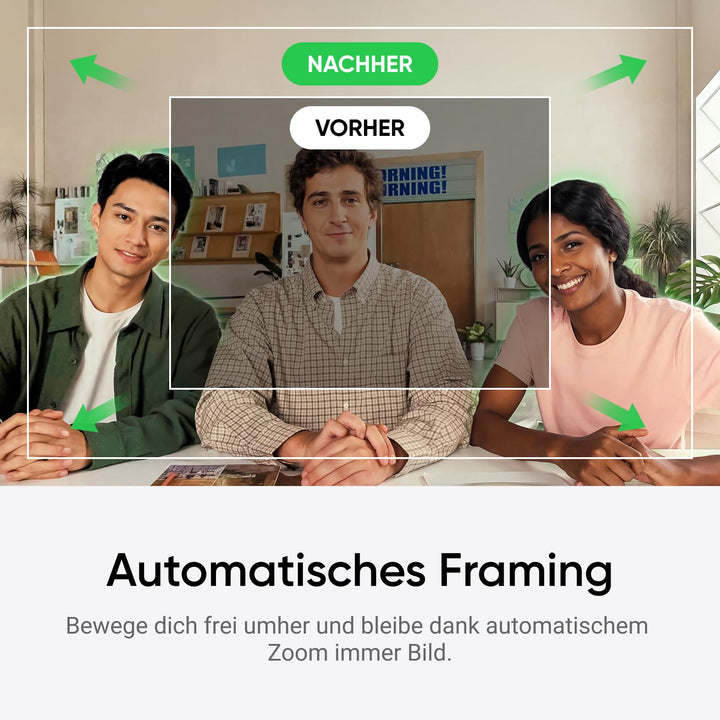4K Webcam mit 1/2"-Sensor, HDR, KI-Tracking für PC &amp; Mac - Bild 5