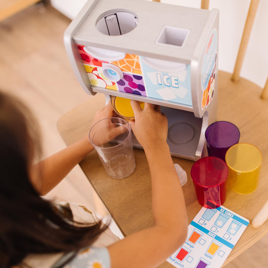 Getränkespender Holz 12-teilig Rollenspiel Kinderküche ab 3 Jahren - Bild 6