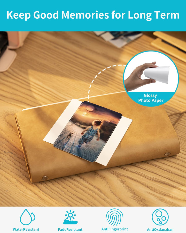 Fotopapier mit Farbband Kartenformat 54x86mm 108 Blatt für Canon Selphy - Bild 5