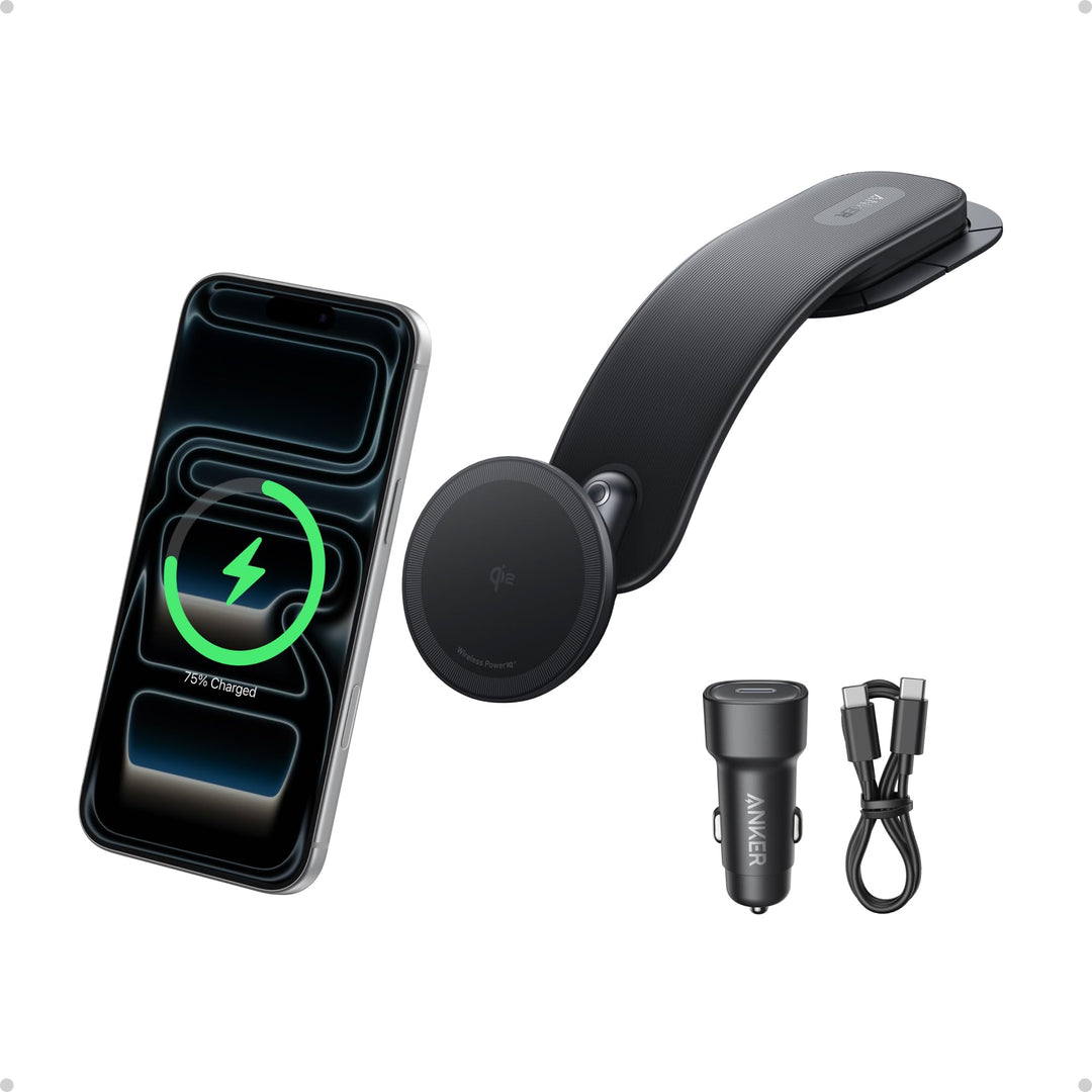 Kabelloses Kfz-Ladegerät Qi2 15W 360° schwenkbar für iPhone 12–16