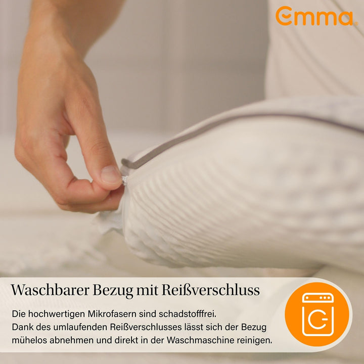 Stützkissen 80x40 Memory Foam höhenverstellbar für alle Schlaflagen - Bild 6