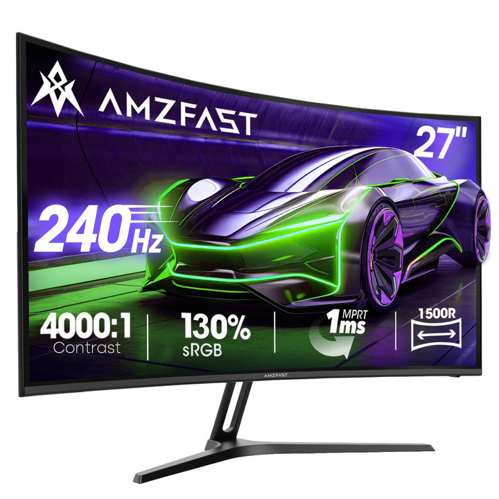 Curved Gaming Monitor 27 Zoll 240Hz VA 1ms mit HDR und Adaptive Sync