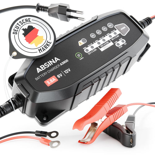 Batterieladegerät 6V/12V Blei & 12,8V LiFePO4 8-Stufen vollautomatisch