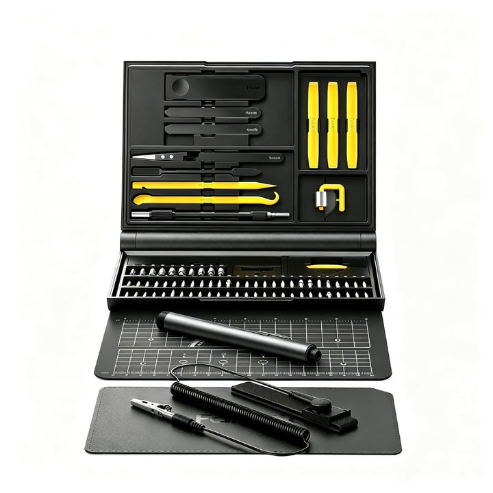 Präzisions-Schraubendreher-Set elektrisch 64 Bits 12 Werkzeuge Elektronik