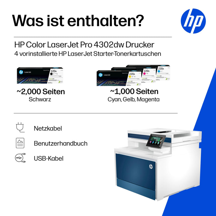 Farblaserdrucker A4 Multifunktion 33 S/min Duplex Wi-Fi Ethernet - Bild 7