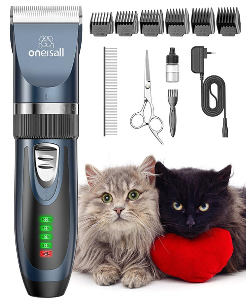 Tierhaarschneidemaschine leise 50dB Keramik-Klinge USB für Katzen