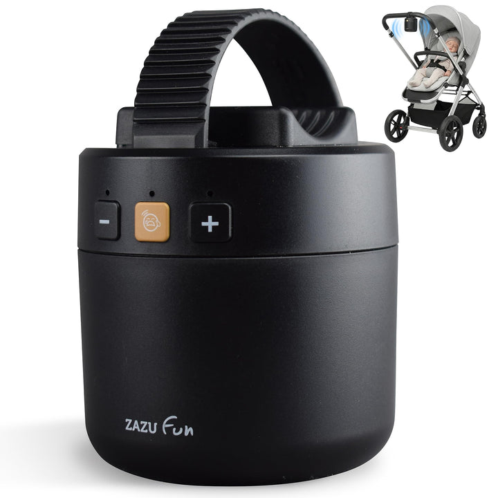 Kinderwagen-Schaukler elektrisch mit Geräuschsensor 5 Stufen USB-C