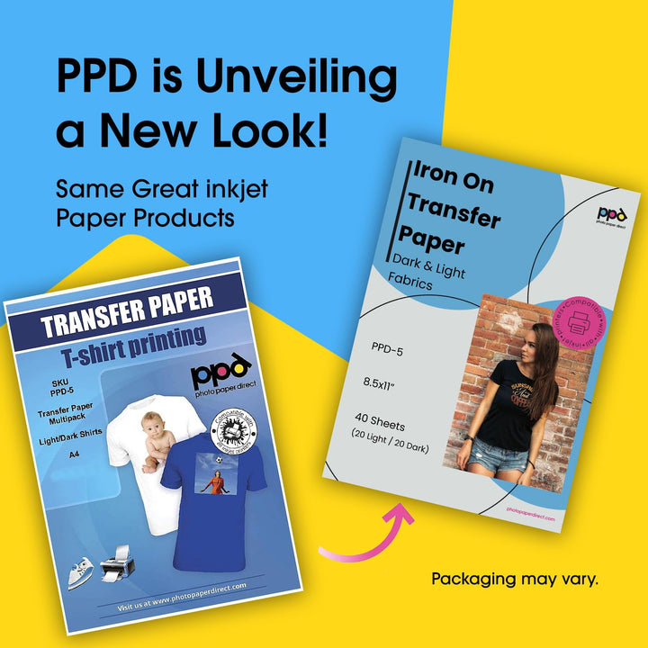 Transferpapier Inkjet A4 für helle &amp; dunkle Textilien 40 Blatt - Bild 2