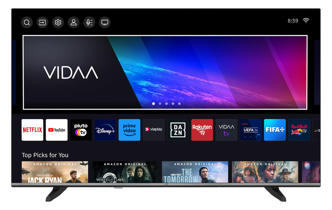 Fernseher 50 Zoll 4K UHD VIDAA Smart TV Triple-Tuner HDR - Bild 2
