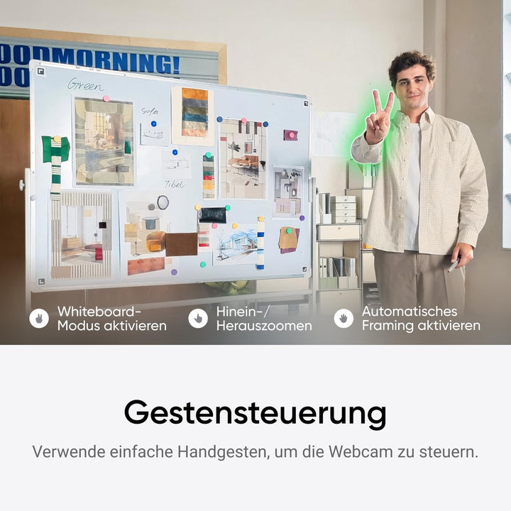 4K Webcam mit 1/2"-Sensor, HDR, KI-Tracking für PC &amp; Mac - Bild 7