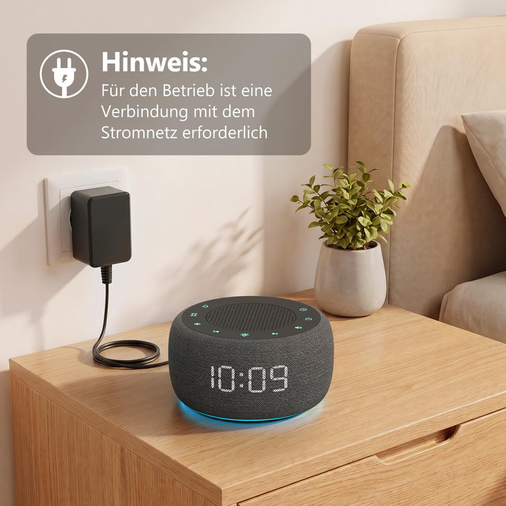 Radiowecker mit Nachtlicht 7 Farben FM-Radio 5W Lautsprecher - Bild 7