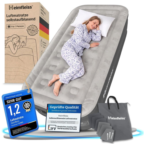 Luftmatratze selbstaufblasend 100x200 cm 46 cm hoch bis 150 kg