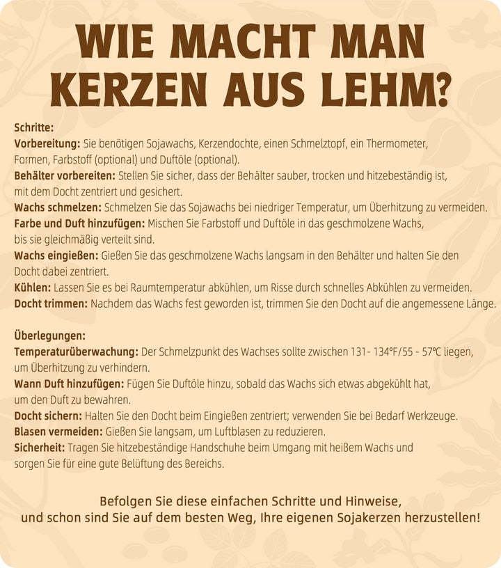 Sojawachs Kerzenwachs 5 kg Flocken 100% rein für DIY-Kerzen - Bild 8
