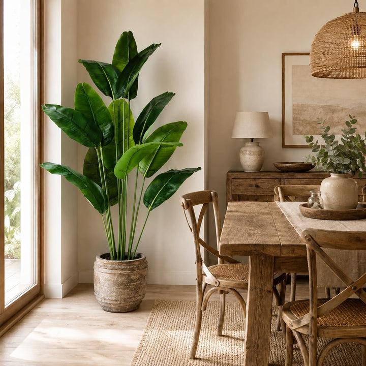 Kunstpflanze Bananenbaum 160 cm naturgetreu für Innenbereich - Bild 7