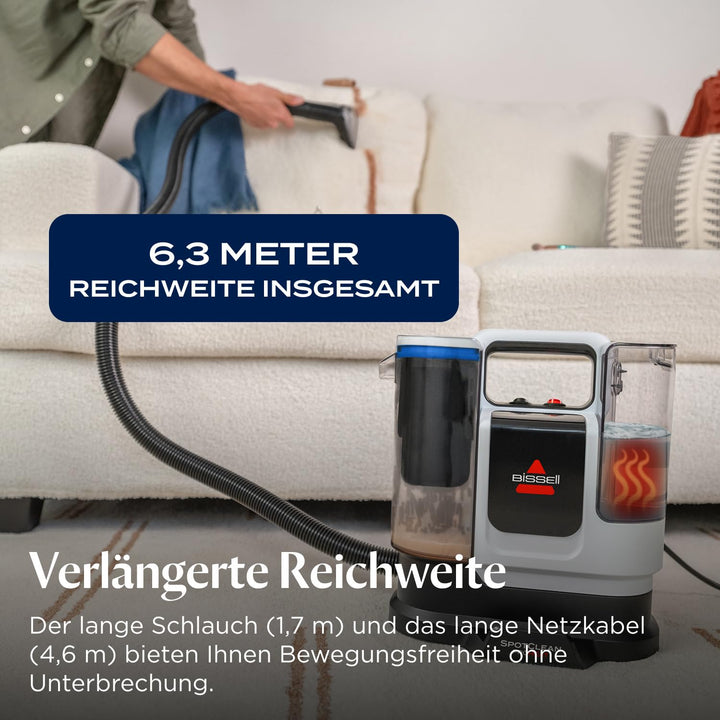 Teppich-Fleckenreiniger mit Hitzefunktion 1125W 16000 Pa Saugkraft - Bild 10