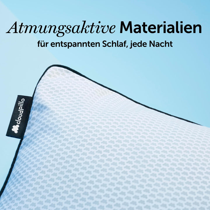 Memory Foam Kopfkissen 40x80 cm höhenverstellbar ergonomisch Oeko-Tex - Bild 5