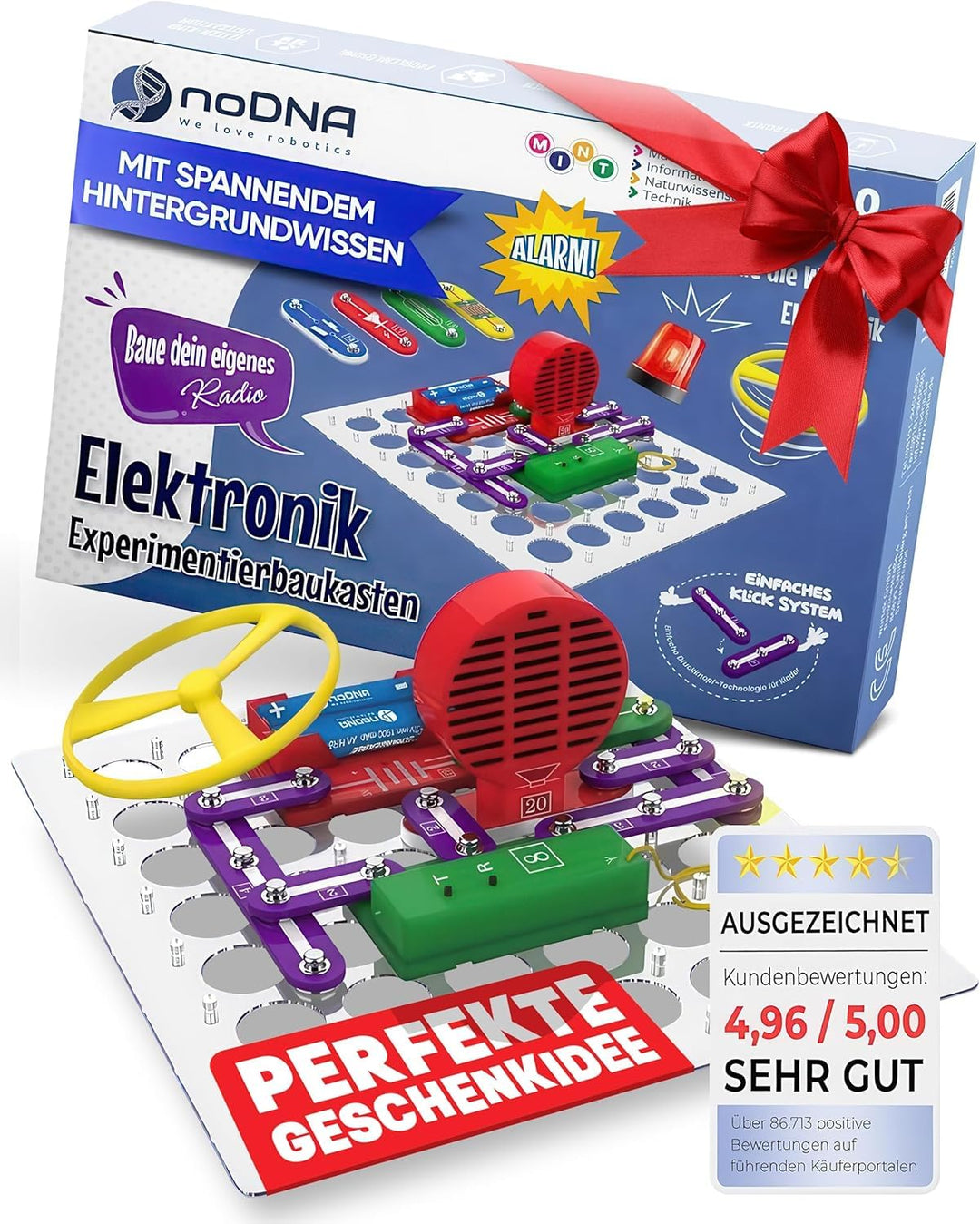 Elektronik Baukasten Kinder 300 Experimente MINT ab 8 Jahren