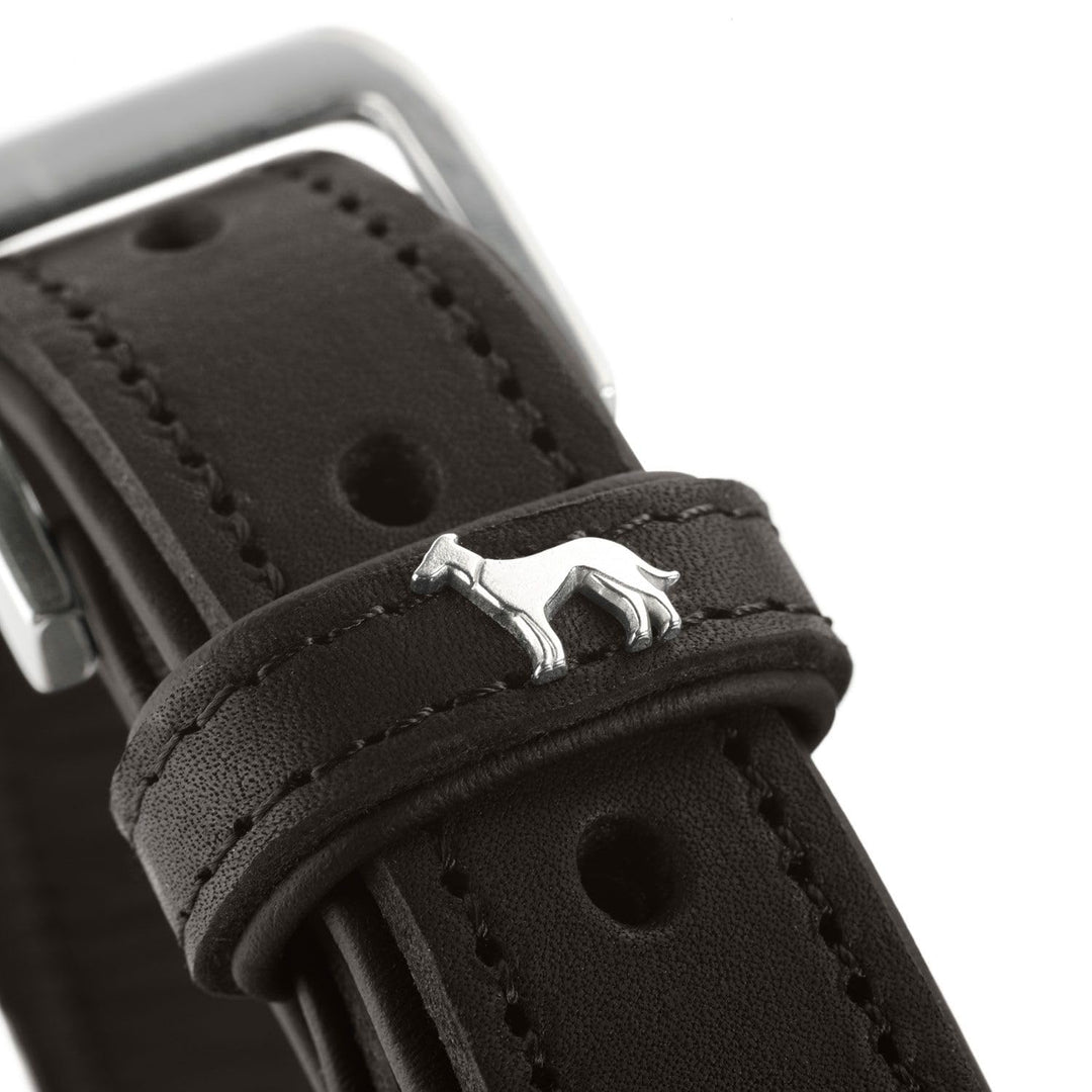 Hundehalsband Leder skandinavisch 36–46 cm verstellbar Gr. 55 - Bild 3