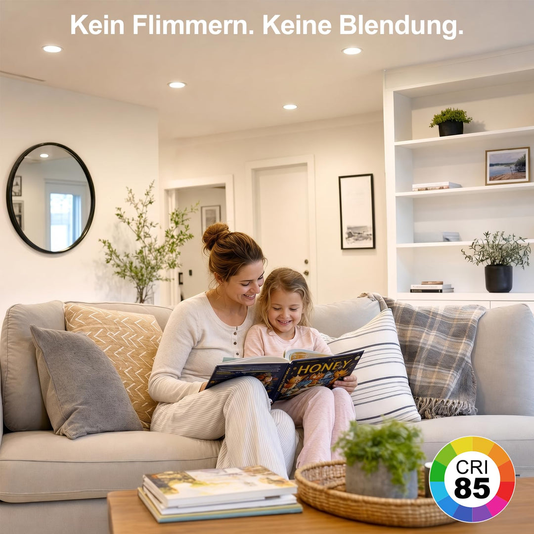 Einbaustrahler LED Smart 7W 230V dimmbar 2700-6000K 6er-Set - Bild 6