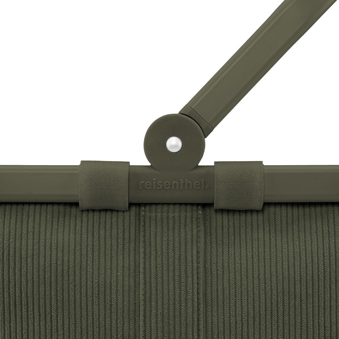 Einkaufskorb Cord Dark Matcha 22 l mit Aluminiumrahmen - Bild 2