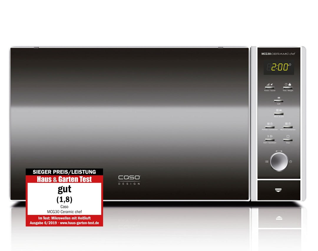 Mikrowelle 3-in-1 mit Grill &amp; Heissluft 30L Keramikboden 2100W