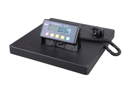 Plattformwaage 150kg Aluminium 40x40cm Mehrbereich mit Display