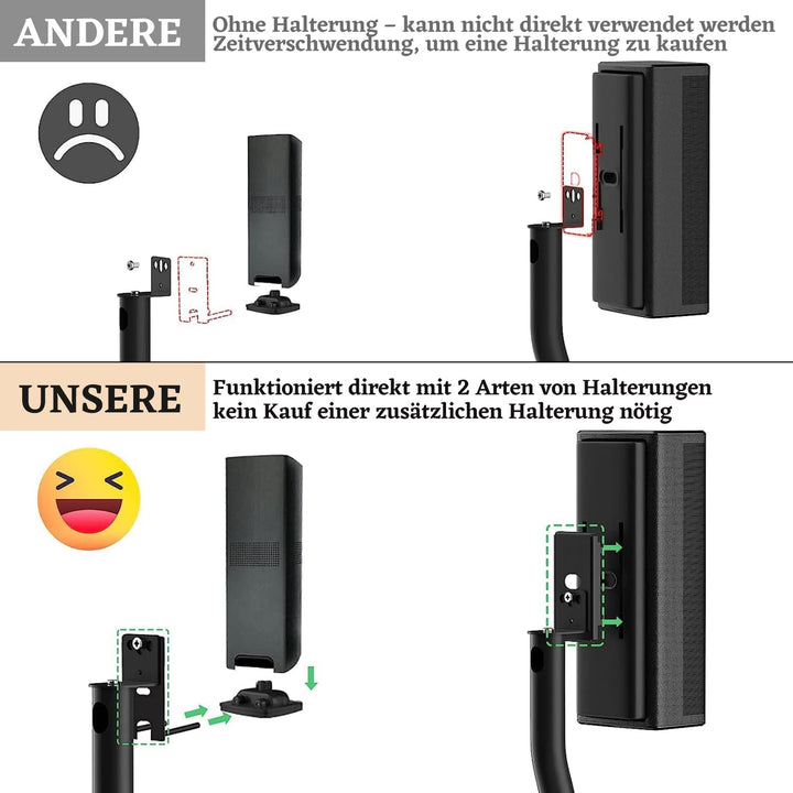 Lautsprecherständer höhenverstellbar mit Slideconnect für Bose Surround - Bild 2