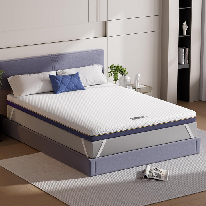 Matratzentopper 10cm 160x200cm Gel Memory Foam H3/H4 fest - Bild 7